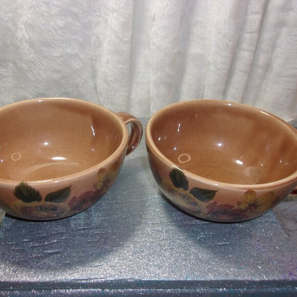 H-265 SET OF 2 VINTAGE MCCOY POTTERY SOUP BOWLS #137 - Picture 6 of 13